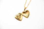 Gold Chain with Heart Locket