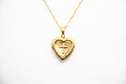Gold Chain with Heart Locket