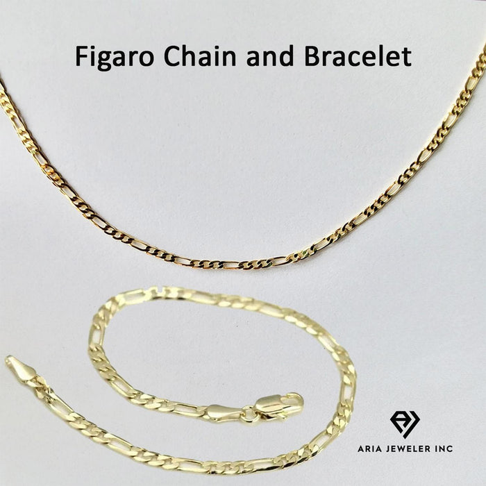 Gold Chain and Bracelet for Men and Women