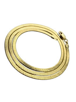 Herringbone Style Gold Necklace P30