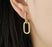 14k Gold Plated Link Ear Rings