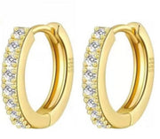 14k Gold Plated Hoop Ear Rings