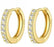 14k Gold Plated Hoop Ear Rings