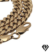 24 Inch, 10mm Cuban Necklace With Cubone Pendant