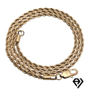 Aria LUX 2mm Rope Chain With Teddy Bear Pendent