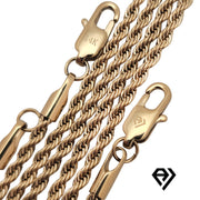 Aria LUX 2mm/4mm Rope Chain With Pokemon Pikachu Pendant
