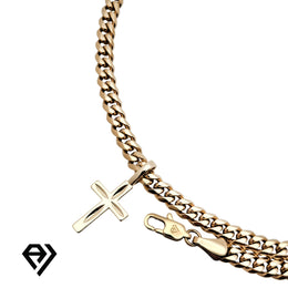 Aria LUX 6mm Cuban Chain With Prong Pendent