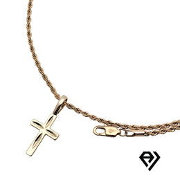 Aria LUX 2mm Rope Chain With Prong Pendent