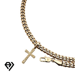 Aria LUX 6mm Cuban Chain With Nugget Pendent