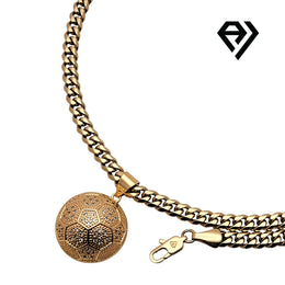 Aria LUX 6mm Cuban Chain With Soccer Ball Pendent
