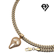 Aria LUX 6mm Cuban Chain With Ghost Face Pendent