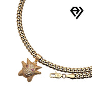 Aria LUX 6mm Cuban Chain With Gengar Pendent