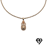 Aria LUX 2mm Rope Chain With Pineapple Pendent