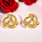 14k Gold Plated Artsy Ear Rings