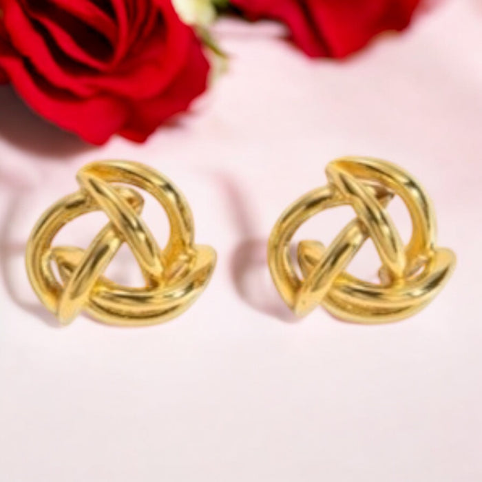 14k Gold Plated Artsy Ear Rings