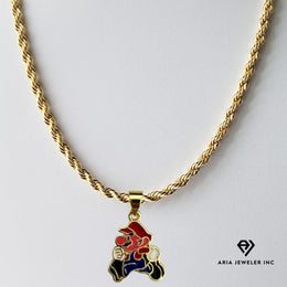 Chain With Mario Pendant