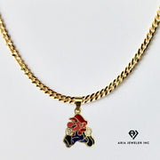 Chain With Mario Pendant