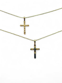 Micro Nugget Cross + Four Prong Cross Gift Set P30