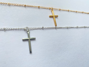 Silver + Gold crosses  P30