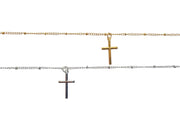 Silver + Gold crosses  P30