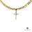 Chain with Gold Cross Pendant