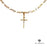 Chain with Gold Cross Pendant