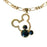 Chain with Mosaic Micky Mouse Pendant