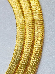 Herringbone Style Gold Necklace P30