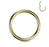 14k Gold Plated Hoop Nose Ring