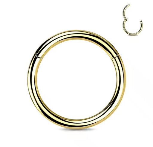 14k Gold Plated Hoop Nose Ring