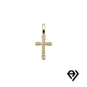 Chain with Gold Nugget Cross