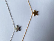 Silver + Gold Star Necklaces P30