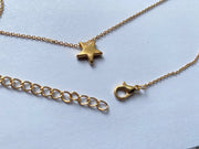 Silver + Gold Star Necklaces P30