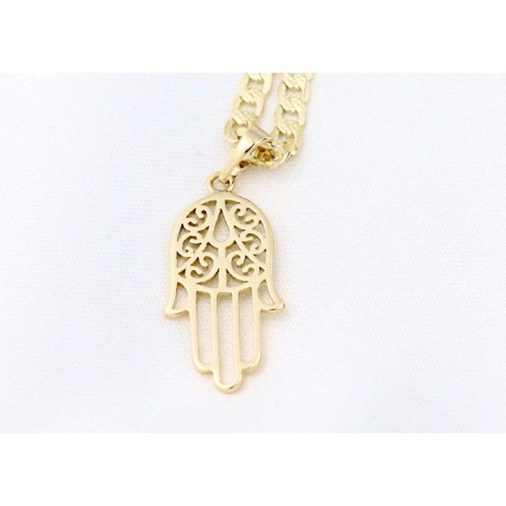 14k  gold plated Chain Hamsa Necklace on Clearance, Easter Day Gift for Women & Men, Mother Day Father Day Gift,  gold plated Chain Necklace by Aria Jeweler