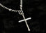 Silver Plated Chain with Cross Valentine Day Gift for Women & Men, Silver Plated Chain  Cross Necklace by Aria Jeweler