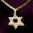 14k    gold plated Necklace with  gold plated Star of David Charm Valentine Gift for Women & Men, 14 Karat  gold plated Mariner Necklace by Aria jeweler