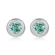 Green Moissanite Earrings