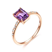 Amethyst Gemstone Ring