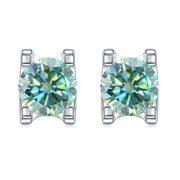 Green Moissanite Earrings