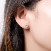 Heart Moissanite Jewelry Set