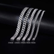 14mm Moissanite Cuban Luxury Chain