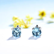 Gemstone Stud Earrings