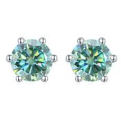Green Moissanite Earrings
