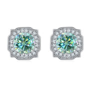 Green Moissanite Earrings