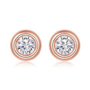 Round Moissanite Bracelet Earrings Necklace Jewelry Set