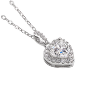 Heart Moissanite Jewelry Set