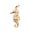 Gold Seahorse (charm only)