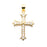 Gold cross (charm only)