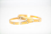 Gold Bangle Bracelet Set