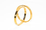 Gold Bangle Bracelet Set